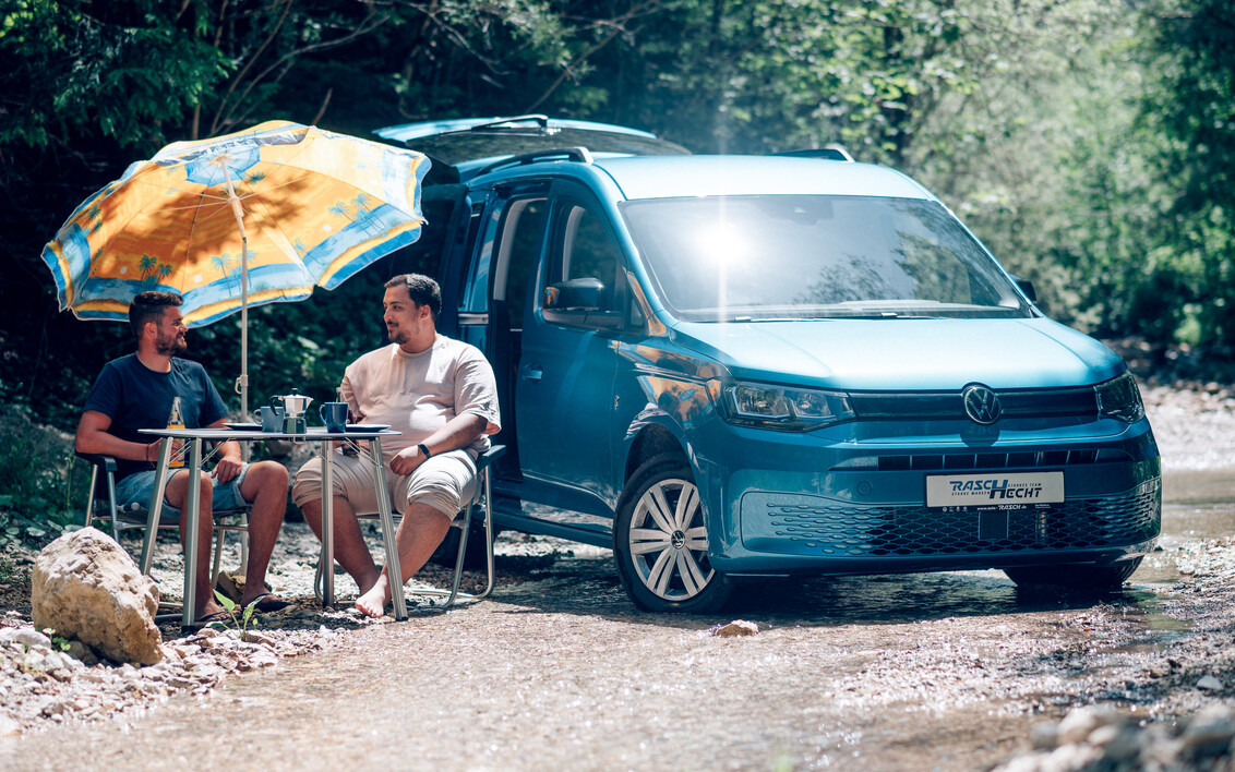 VW Caddy California mieten » smartes Raumkonzept